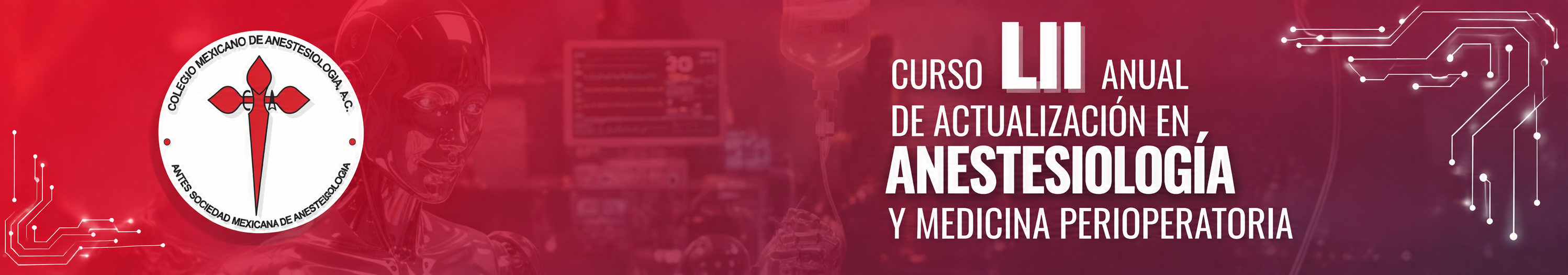 Banner de Curso LII Anual de Actualización en Medicina Perioperiatoria 2026